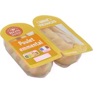Carrefour bon app2tit mini viennois poulet emmental 130g