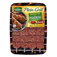 Brochette plein grill au boeuf a la provencale 100gx4 Socopa
