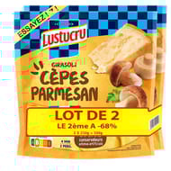 Lustucru Sélection lot de 2 girasoli cèpes parmesan 1 acheté 2ème 68% 250g