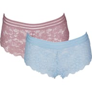 Lot de 2 shorties ligne Belle LOT BLEU/PARME 46/48