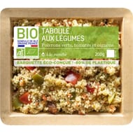 Taboulé aux légumes bio poivrons verts, tomates et oignons 200g