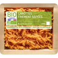Carottes finement rapées - bio au jus de citron 200g