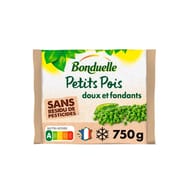 Bonduelle le petit pois extra-fondant sans résidu pesticides 750g