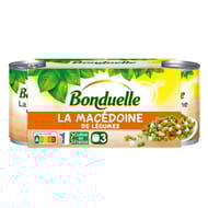 Bonduelle macédoine 1/4 lotx3 390g