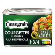 Cassegrain courgettes cuisinées à la provençale 4/4 660g
