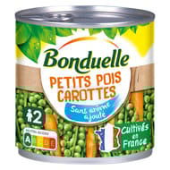 Bonduelle petits pois & carottes 265g