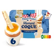 Douce france 6 gros oeufs coque sol