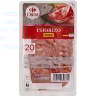 Carrefour Extra chorizo doux 20 tranches 100g