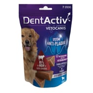 Vetocanis dentactiv 7 sticks boeuf chien - 85g