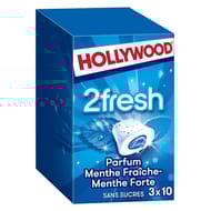 Hollywood 2 fresh parfum menthe fraîche - menthe forte  3x10