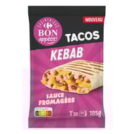 Carrefour bon appétit tacos kebab sauce fromagère 185g