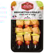 Brochette poulet citron/curry x3 maître jacques