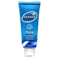 Manix pure gel lubrifiant intime tube 80ml