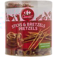 Carrefour classic' sticks et bretzels 300g