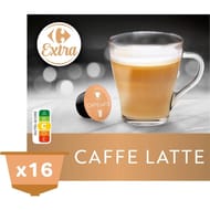 Carrefour extra capsules caffe latte x16 - 152g