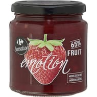 Carrefour sensation confiture à la fraise - 330g