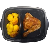 1/4 Poulet bea blanc + pommes de terre