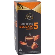 Carrefour sélection 20 dosettes de café espresso Delicato 104g
