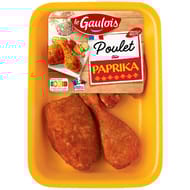 Le Gaulois cuisses de poulet découpées au paprika x4 550g