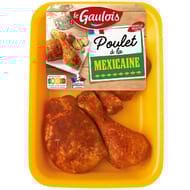 Le Gaulois cuisses de poulet découpées à la mexicaine x4 550g