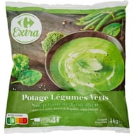 Carrefour extra potage légumes verts 1kg
