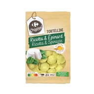 Carrefour original tortellini ricotta épinard 300g