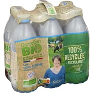Carrefour bio lait demi écrémé 6x1l