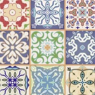 Adhésif carreaux liana 45 cm x 2 mètres