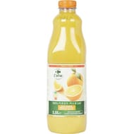 Carrefour extra pur jus orange 100% avec pulpe 1.5L
