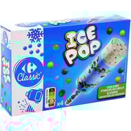 Carrefour classic' ice pop x4 - 190g
