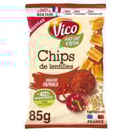 Vico nature' & bon chips de lentilles saveur paprika 85g