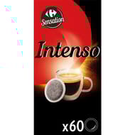 Carrefour sensation café dosettes compatible senseo intenso x60 - 420g