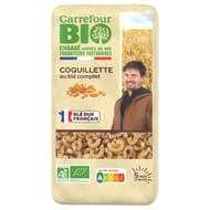 Carrefour bio coquillette au blé complet 400g