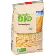 Carrefour bio pâtes penne rigate bio 500g