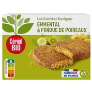 Céréal bio galettes emmental poireaux bio 200g