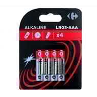 Carrefour 4 piles LR03/AAA classic