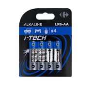 Carrefour 4 piles LR6/AA i-tech
