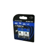 Carrefour 2 piles alcaline 6LR61/9V I -tech