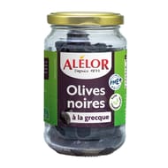 Alélor olives noires à la grecque 230g