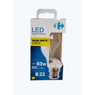 Carrefour ampoule LED fil standard 60W B22