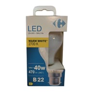 Carrefour ampoule LED standard 40W B22