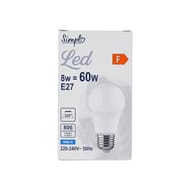Simpl ampoule E27 forme standard blanc-froid dépolie 60W x1