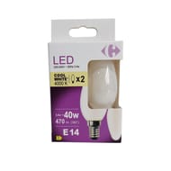 Carrefour ampoule LED flamme 40W E14