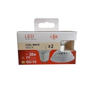 Carrefour ampoule LED spot 35W GU10 x2