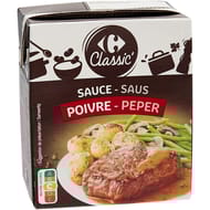 Carrefour classic' sauce au poivre 300ml