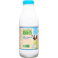 Carrefour bio lait demi écrémé bio 1l