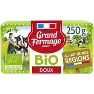 Grand fermage beurre plaquette bio doux 250g