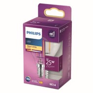 Philips ampoule led classic 25w p45 E14 ww cl nd rf boite de 1 18g