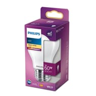 Philips ampoule led classic 60w a60 e27 ww fr nd rf 60g