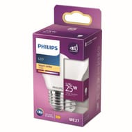 Philips ampoule led classic 25W P45 E27 WW FR ND RF boîte de 1 18g